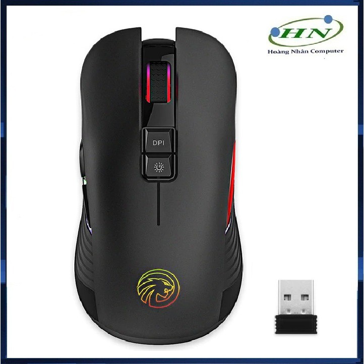 [Mã ELHAFS50K hoàn 7% xu đơn 50K] Chuột chuyên GAME FMOUSE M600 LED 7 MÀU không dây sử dụng Pin Sạc | BigBuy360 - bigbuy360.vn