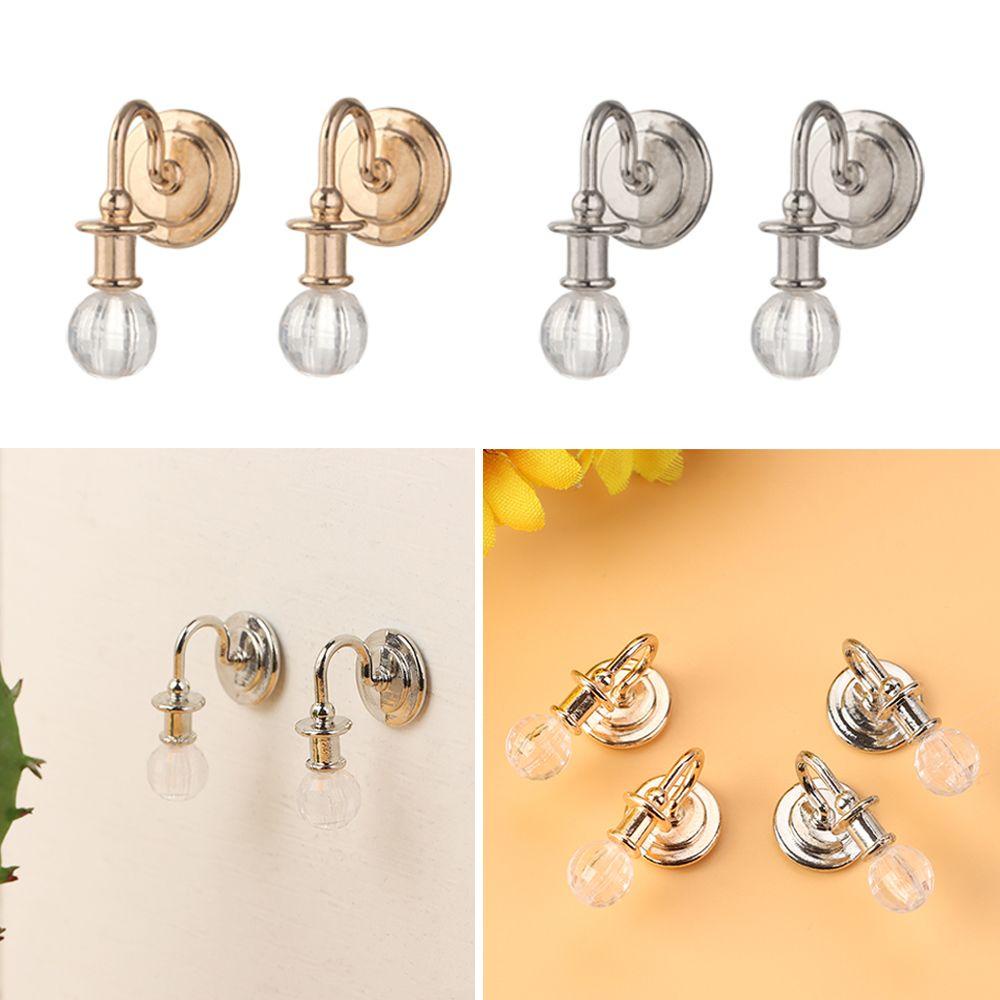 1 / 1 Cặp Đèn Sàn Mini Xinh Xắn Cho Nhà Búp Bê