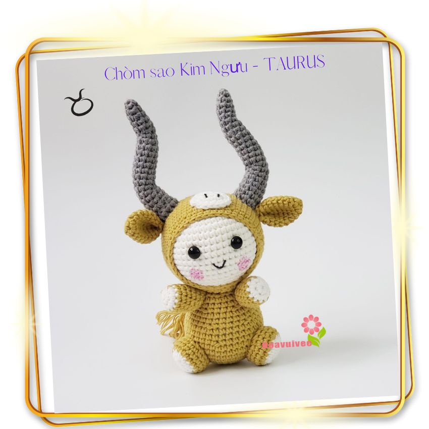 Thú bông móc len thủ công - 12 cung hoàng đạo / Hoavuivee