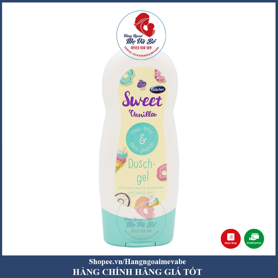 Sữa tắm cho bé, sữa tắm gội trẻ em Bubchen Kids SHAMPOO DUSCHGEL 230ml