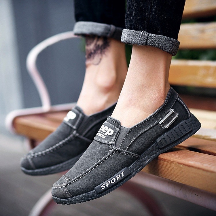 Giày lười nam, giày lười nam đẹp, giày lười nam vải (SP03) | BigBuy360 - bigbuy360.vn