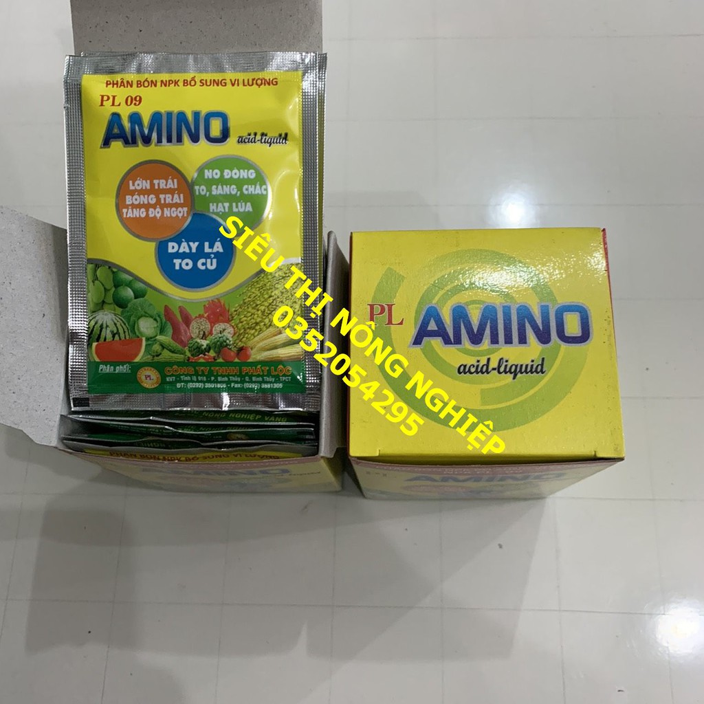 10 gói Phân bón AMINO acid - tăng đậu trái - lớn trái - bóng trái