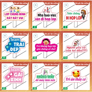[Bộ 1] Hashtag Cầm Tay Họp Lớp Chụp Ảnh Cực Xinh Và Ngầu, Chất  - Hot nhất 2022