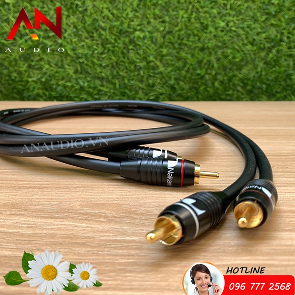 Dây Tín Hiệu AV Canare Japan cặp 2 sợi 4 đầu Nakamichi
