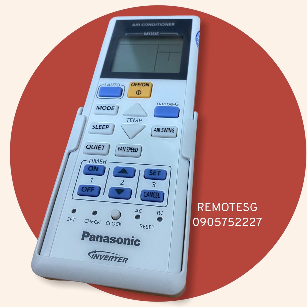 REMOTE ĐIỀU KHIỂN MÁY LẠNH PANASONIC CHÍNH HÃNG DÒNG PU9TKH//PU12TKH
