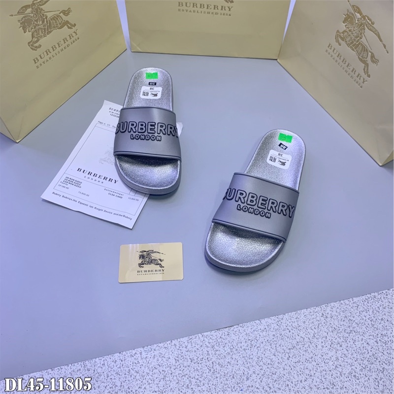 DÉP LÊ CAO SU DẬP NỔI CHỮ BURBERRY 2 MÀU