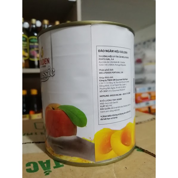 ĐÀO LON GOLDEN CLASSIC - 820gr | BigBuy360 - bigbuy360.vn