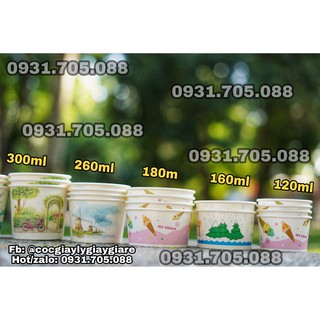 50 Cốc giấy 300ml đựng chè