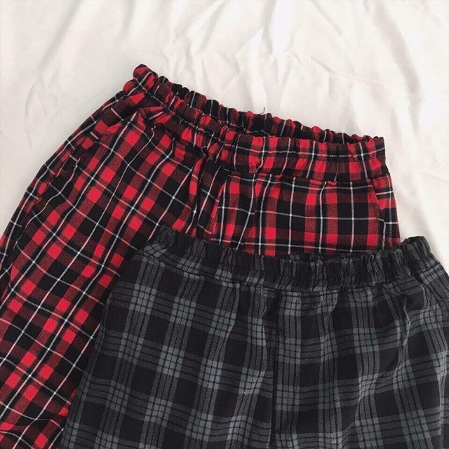 Quần Kẻ Sọc Carô Unisex Cao Cấp