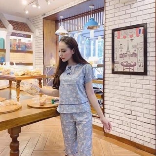 Bộ Thô Cao Cấp Nữ Quần ngố