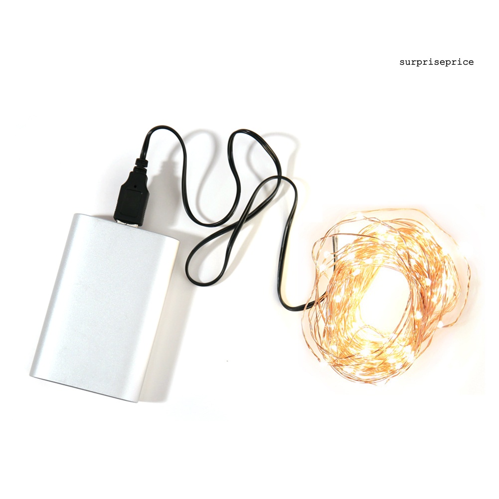 Dây đèn LED trang trí tiệc 2 / 5 / 10m 5V USB chống thấm nước