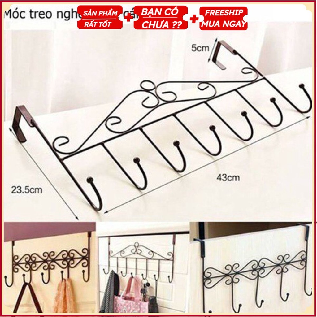 Móc treo đồ sau cánh cửa tiện lợi .