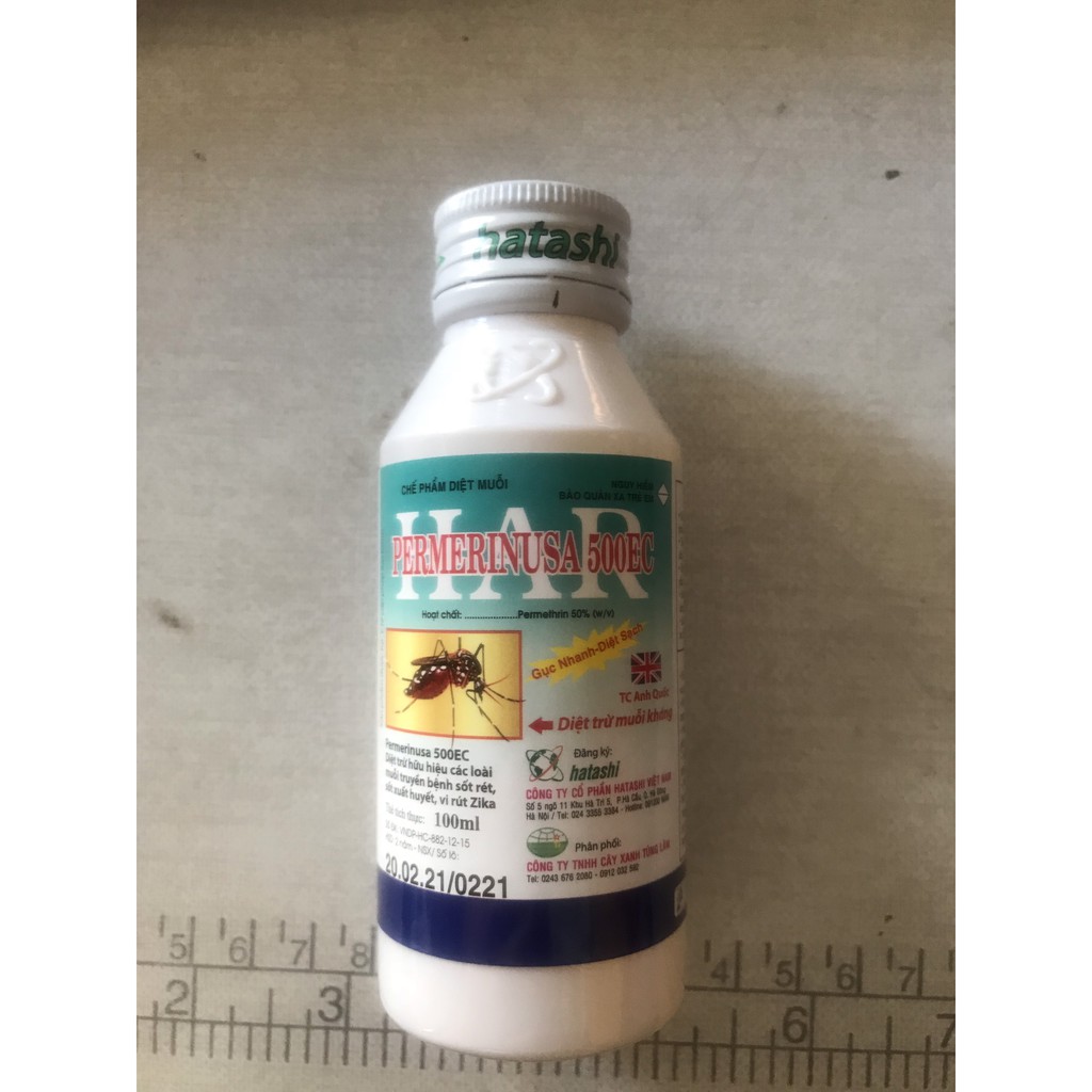 PERMERINUSA diệt sạch muỗi cuốn chiếu