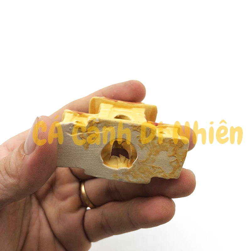 Cổng tam quan làm tiểu cảnh trang trí hồ cá hòn non bộ size nhí 6 cm