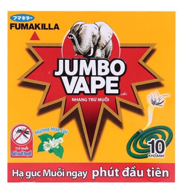 Nhang muỗi Jumbo Vape hương lài