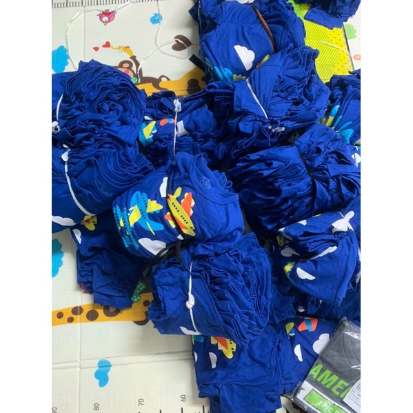 Áo Cotton Place Bé Trai Xuất Dư Xịn Sét 2 Áo Vải 100% Cotton Mềm Mịn Thoáng Mát Sang Xịn