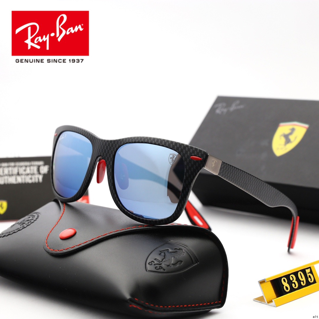 Wayfarer Ray-Ban_ chính hãng Kính râm 2021 Thời trang Hàn Quốc mới Kính râm nam nữ một mảnh Cặp đôi hợp thời trang Du lịch ngoài trời Kính râm lái xes