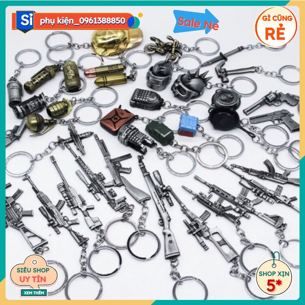 Móc khoá pubg giao ngẫu nhiên giá sỉ