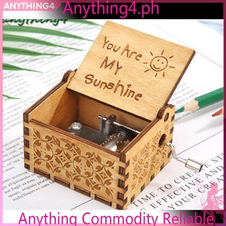 Hộp Nhạc Bằng Gỗ Khắc Họa Tiết Cổ Điển