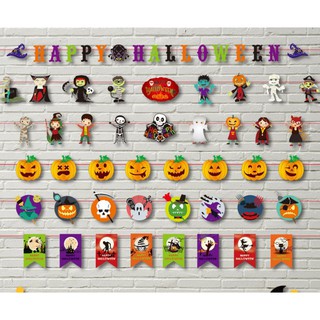 Cờ trang trí halloween NHIỀU MẪU