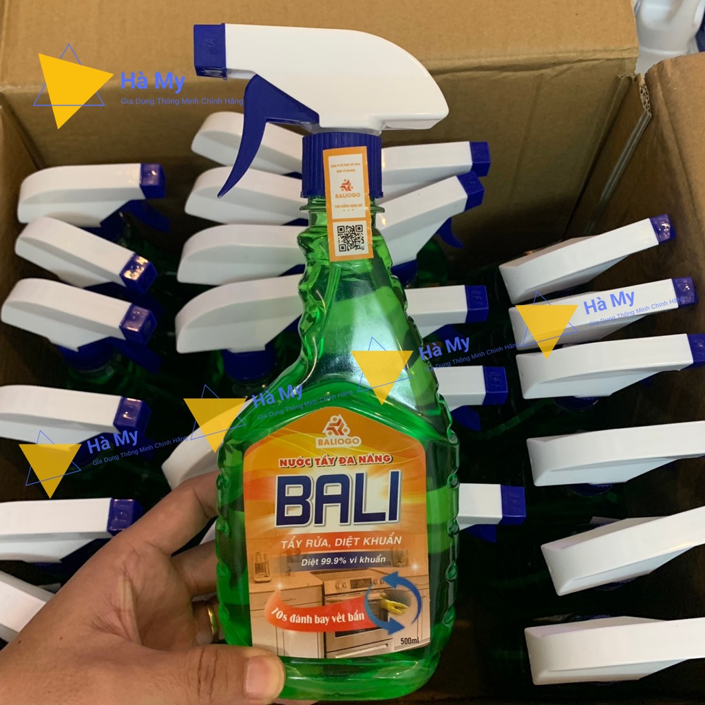 Bình Xịt Tẩy Đa Năng Hữu Cơ BALI 500ML,Tẩy Rửa Vết Bẩn Nhà Bếp,Vệ Sinh Nhiều Được Bề Mặt