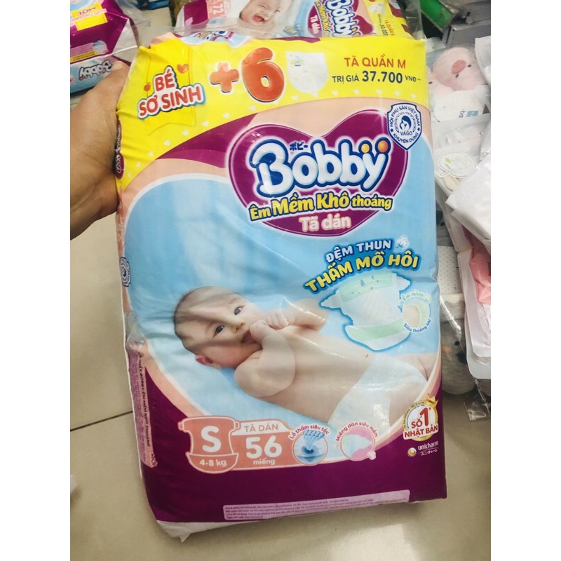 Tả dán Bobby S56 (tặng kèm 6M tả quần size M)