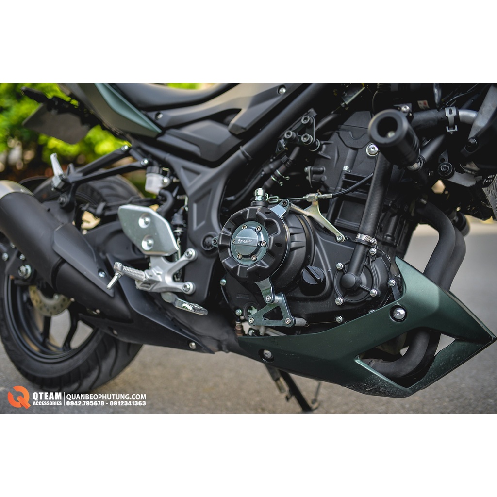 Ốp bảo vệ lốc máy chuẩn cho MT03 / R3. Thương hiệu Fakie Thailand.