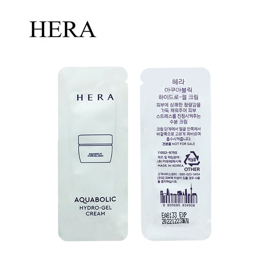 [12 - 30 gói] Kem dưỡng trắng sáng da Hera Aquabolic Hydro-Whip Cream 1ml/gói | BigBuy360 - bigbuy360.vn