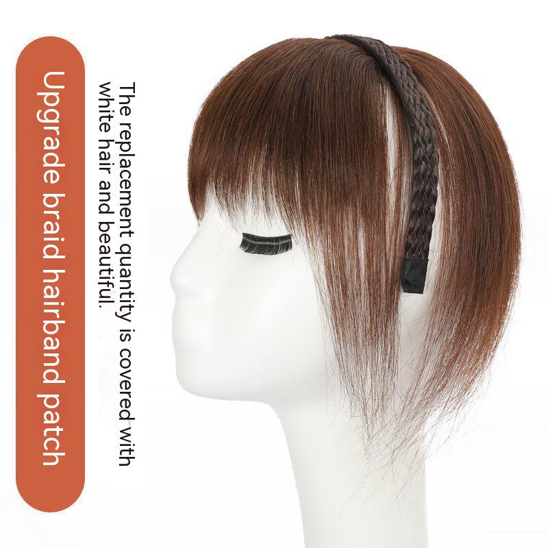 Tóc Mái Giả Màu Trắng Thay Thế Phong Cách Mới