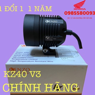 CHÍNH HÃNG - Kenzo  KZ40 v3 60W - mẫu 2021 - Đèn trợ sáng cao cấp chip LED sst sst20 tặng kèm lens vàng M60 L4x L4 M10