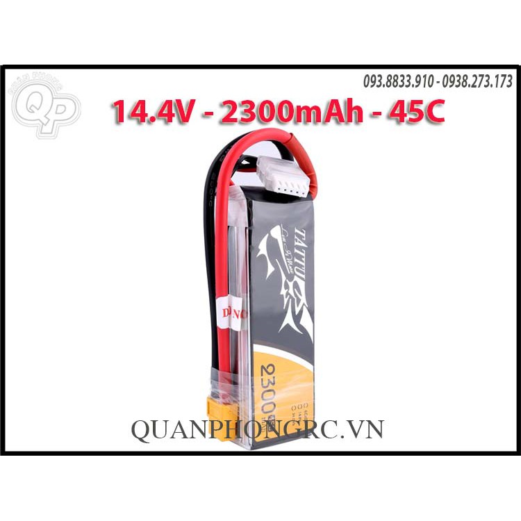 Pin Lipo Tattu 14.8V - 2300mAh -45C