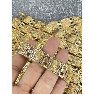 Lắc tay nam bảng rồng mạ vàng 18k cao cấp