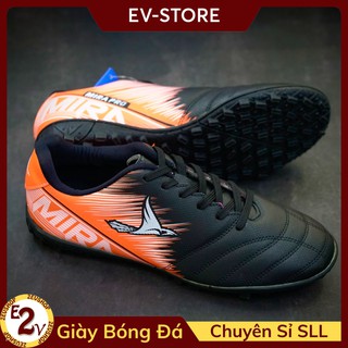 Giày đá bóng thể thao nam Mira Pro Đen top trendy, giày đá banh cỏ nhân tạo phong cách - 2EV