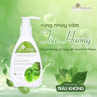Dung dịch vệ sinh phụ nữ lá trầu không Im Natural Nature giúp dưỡng ẩm chống viêm khử mùi hôi vùng kín