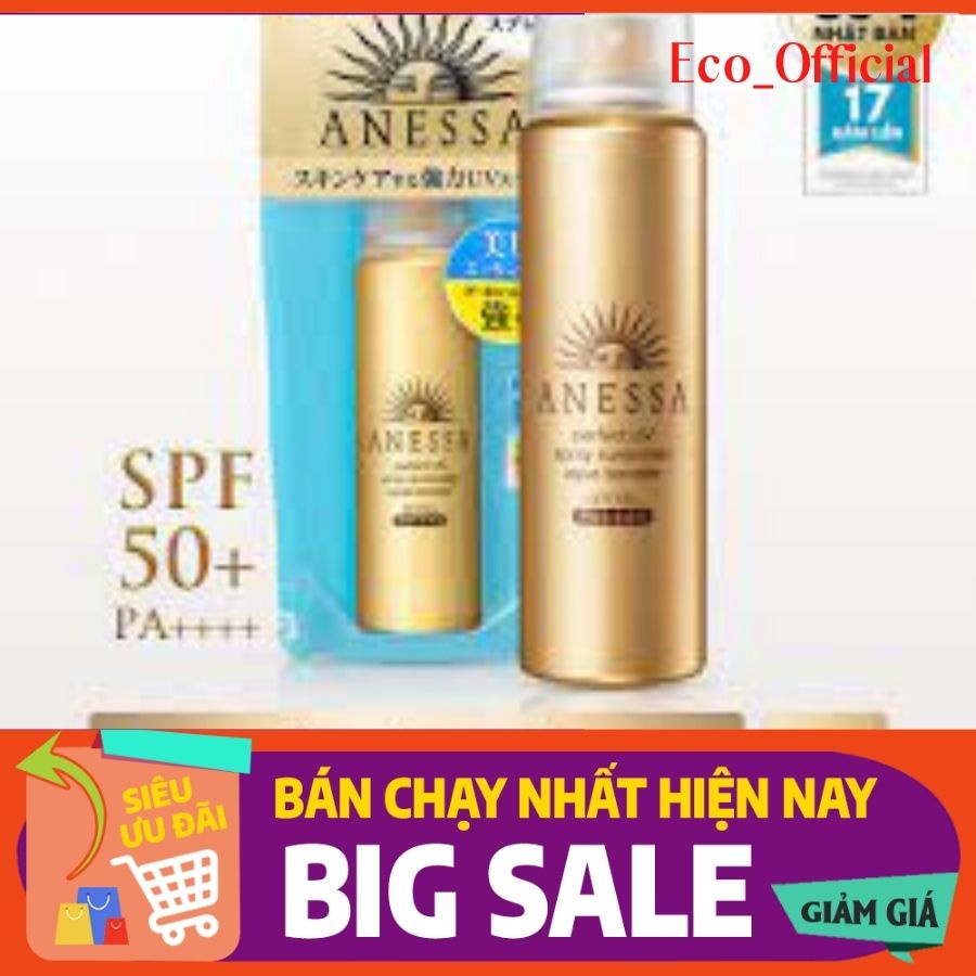 [ Big Sale !!! ] Xịt Chống Nắng Dưỡng Da Anessa Perfect UV Sunscreen Skincare Spray SPF50+ PA++++ 60g