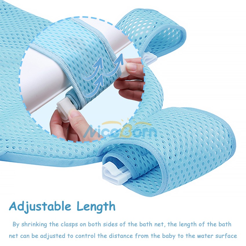 Đệm lưới tắm cho bé sơ sinh có thể xếp gọn cao cấp tiện dụng
