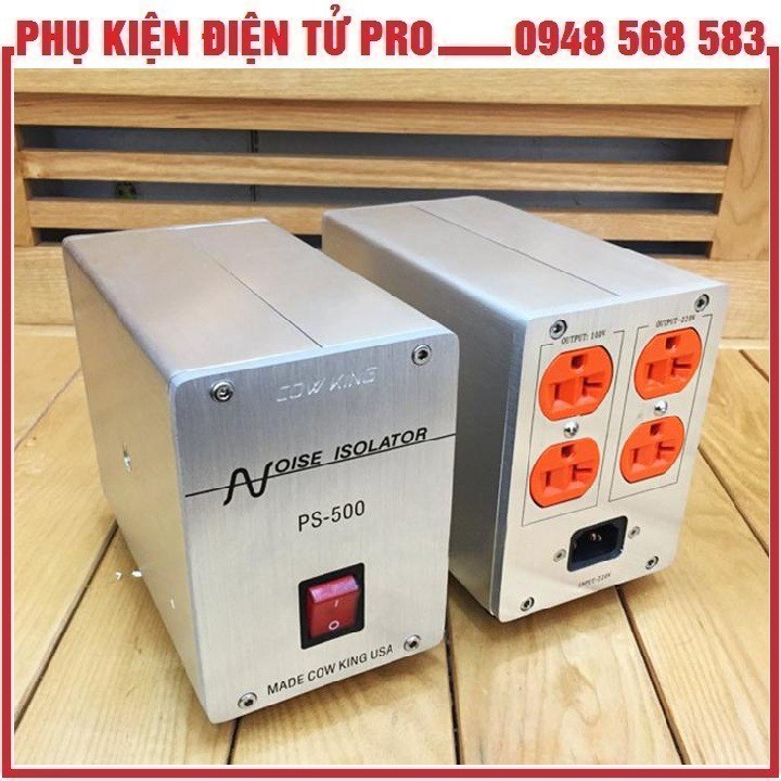 BIẾN ÁP CÁCH LY AUDIO 220V/100V COWKING PS500 CAO CẤP