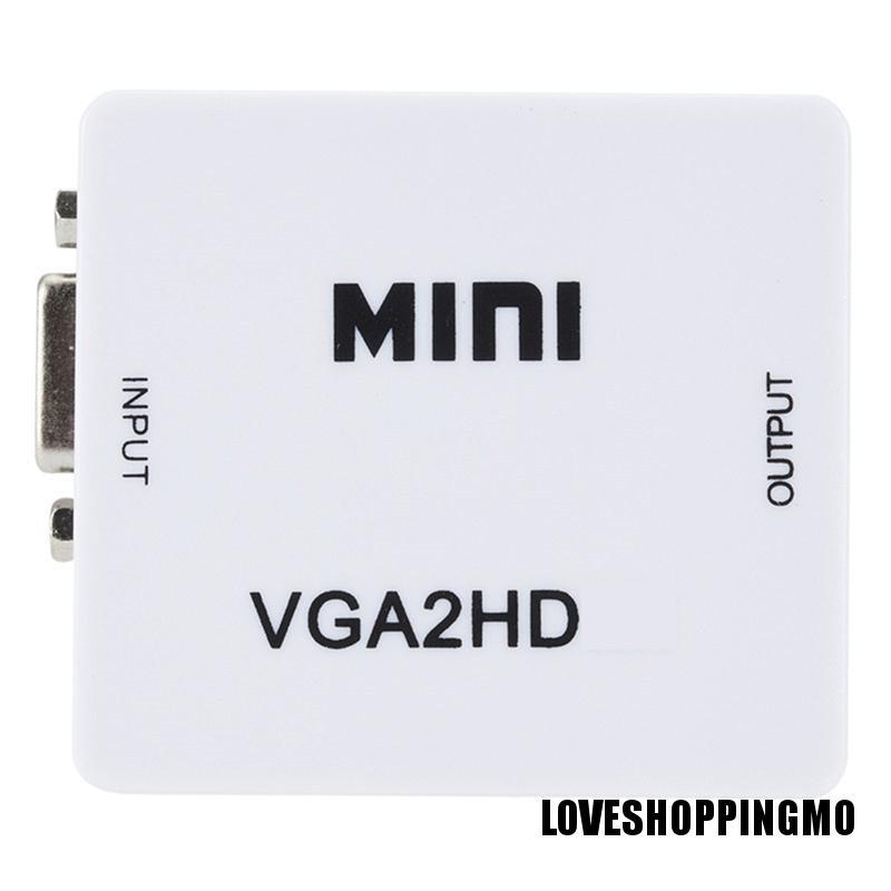 Bộ Chuyển Đổi Vga Sang Hdmi Mini Full Hd 1080p Cho Pc Laptop Dvd