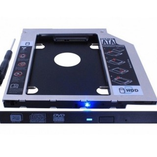 Caddy Bay Nhôm 9.5mm/12.7mm Cho Laptop Chuẩn SATA3 Tương Thích Với Mọi Dòng Máy