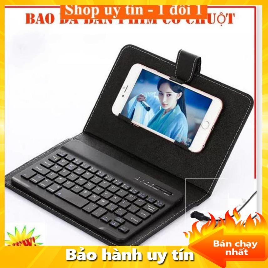 Bàn Phím Chơi Game Có Chuột Cho Điện Thoại SMARTPHONE - Bao Da Bàn Phím Có Chuột Cho Điện Thoại