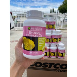 Tinh dầu Hoa Anh Thảo Trunature 200 viên - Mỹ Evening Primrose Oil 1000mg | BigBuy360 - bigbuy360.vn