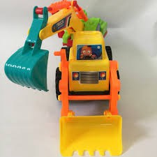 (Hàng hót gái hời) Máy cẩu và máy ủi 2 trong 1 chạy đà siêu bền