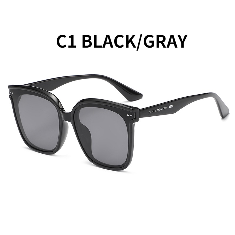 Kính mát gọng vuông bản to chống tia uv400 thời trang dành cho nữ