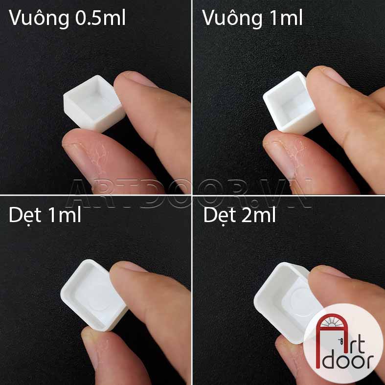 [ARTDOOR] Khay Hộp Pocket chiết màu nước, pan rỗng