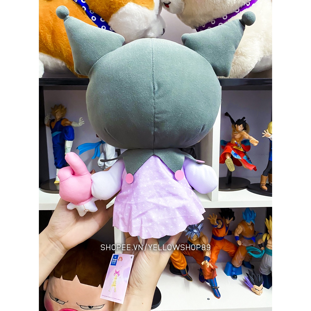 Gấu bông Sanrio - My Melody - Girly Purple Big Plushy - Kuromi 30cm