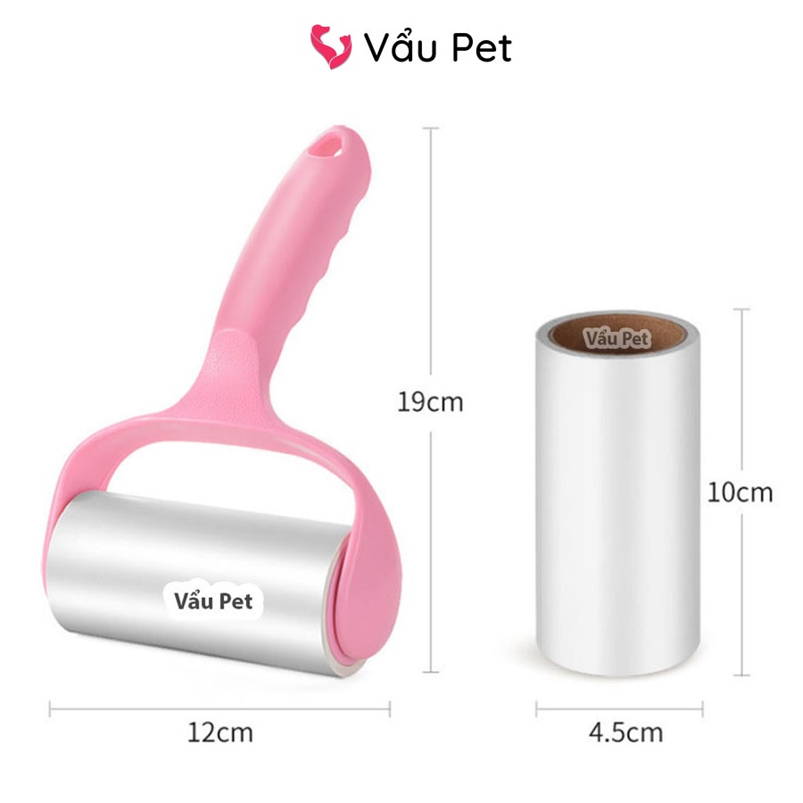 Cây Lăn Lông Chó, Mèo - Cây Lăn Lông Quần Áo, Ga Giường, Sofa Vẩu Pet Shop
