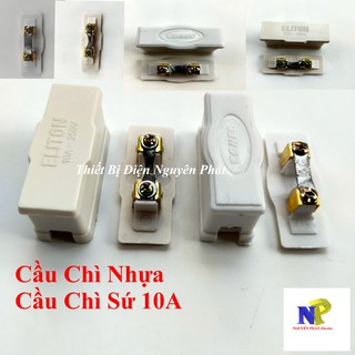 Cầu Chì Nhựa - Cầu Chì Sứ 10A - Cầu Chì Âm