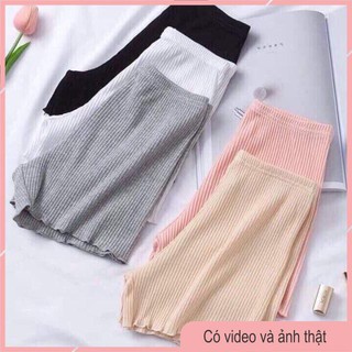 [Hàng loại xịn chất dày ] Quần Đùi Mặc Váy Tăm Tre