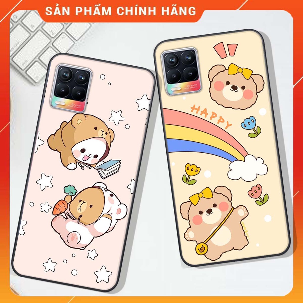 Ốp lưng Oppo REALME 8 in hình Gấu xinh xắn, Bò sữa đáng yêu,  ĐẸP -  RẺ - XINH - ĐỘC ĐÁO