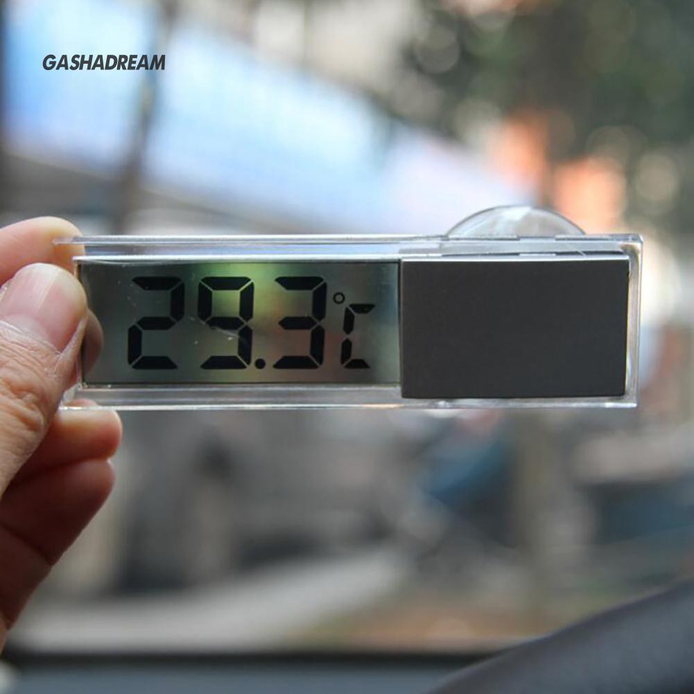 Đồng hồ đo nhiệt độ kỹ thuật số LCD gắn tường cho nhà , xe hơi